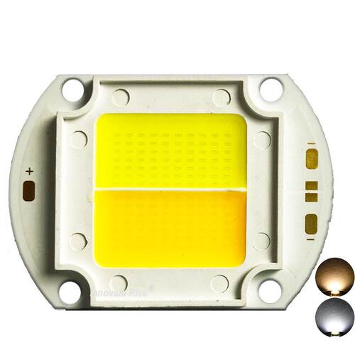 仿集成光源4046COB双色温LED50W-200W2000K-7000K双色COB100W灯珠
