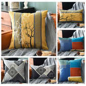 沙发抱枕四季 通用睡觉枕头现代简约情侣抱枕套十字绣车上抱枕靠垫