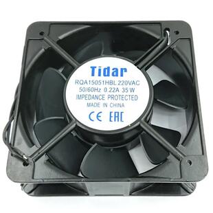 35W Tidar 15厘米轴流风扇风机 0.22A 220V RQA15051HBL