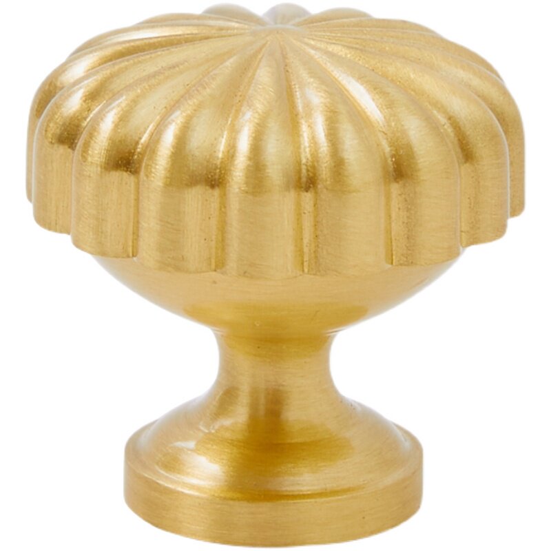 轻奢创意法式南瓜拉手现代简约橱柜北欧抽屉实心柜门把手