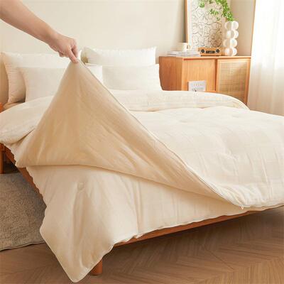 A母婴级全棉李官奇55维%大豆棉大豆纤被春秋加厚类冬被子纯PX-18