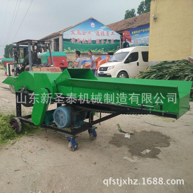牛羊饲料青储揉丝机全自动锤片式秸秆揉搓机全株玉米揉丝机价格