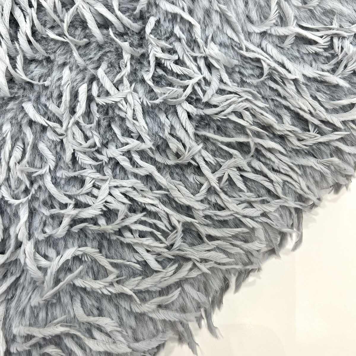 羽毛托卡  长毛流苏绒布  服装家纺抱枕   网红长毛绒面料