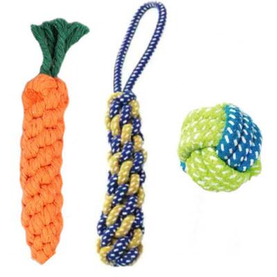 Dog Rope Ball Pull Toy with Chew cat Toys Sucker dog toy