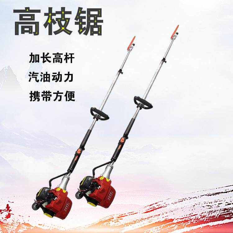 出口果园伐木高枝汽油锯手持式园林汽油剪树机四冲程高空高枝锯