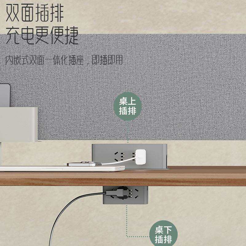 电脑桌员工位办公桌椅组合 简约现代职员2人 4人工位带储物财务桌