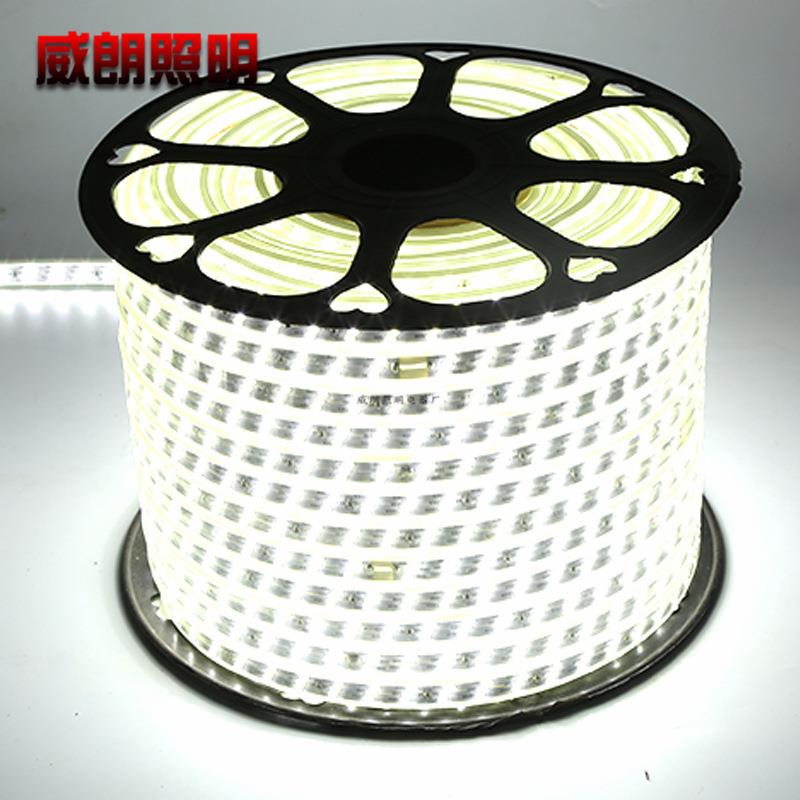 一米180珠 软灯带led三排2835户外防水客厅暗槽吊顶家用220V线灯