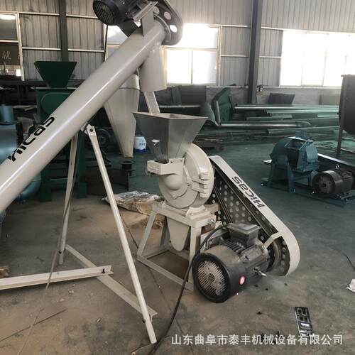 玉米饲料粉碎机自吸式养殖粮食打料工业大型化工商用齿爪式磨粉机