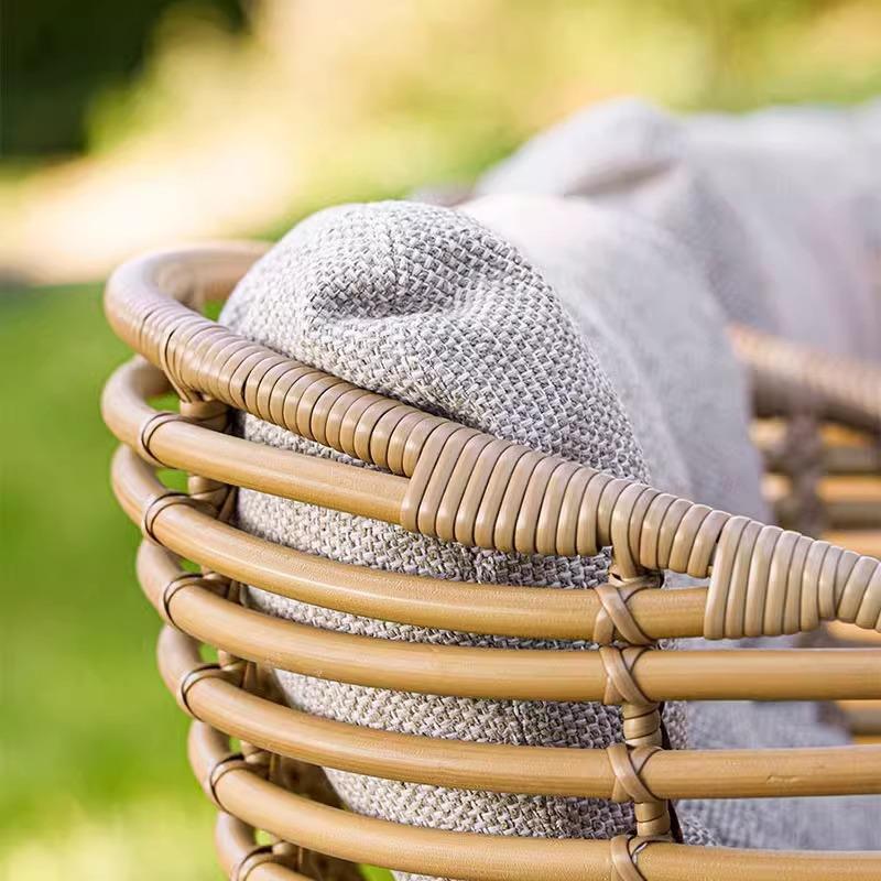 户藤椅桌椅外组6105合阳台室外件套庭院园休闲茶几藤编露花三台家