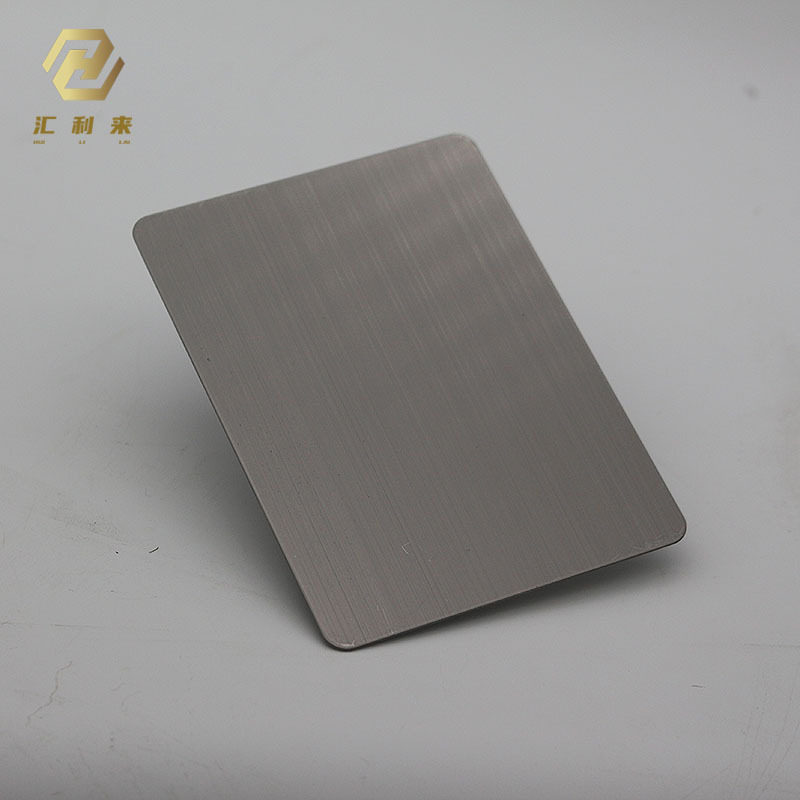 枪灰色灰钛金拉丝不锈钢板酒店会所售楼部天花背景墙彩色装饰板