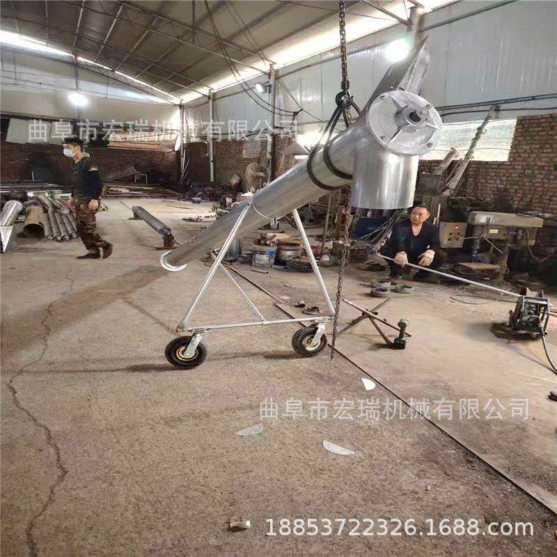 小型农场粪便抽吸机 粉煤灰螺旋提升机 鸡鸭粪装车螺旋吸粪机