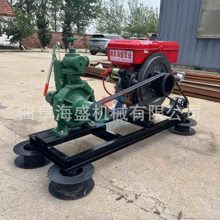 进4寸出水喷3寸高压灌泵 100口米扬LCJ程喷180方水量柴油灌水泵