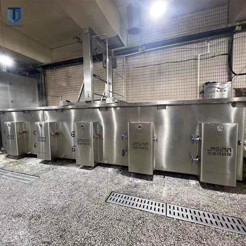 方形蒸汽卤肉锅 大型烧鸡卤煮设备1000升蜂窝多锅并联卤煮锅