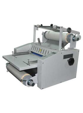 荣大370钢辊覆膜机高速热裱冷裱机皮带腹膜复膜机防卷曲 自动收纸