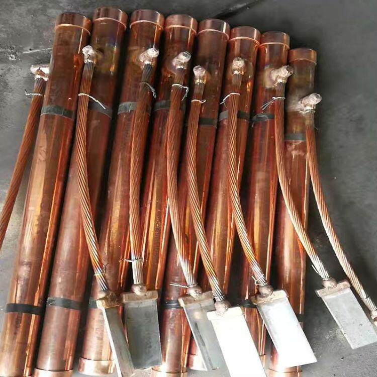 电解离子接地极纯铜接地棒静电桩直径5054mm*2米1.5米3米防雷