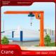 全电动小柱式 起重机360度旋转单臂起重机 单臂起重机1吨2吨悬臂式