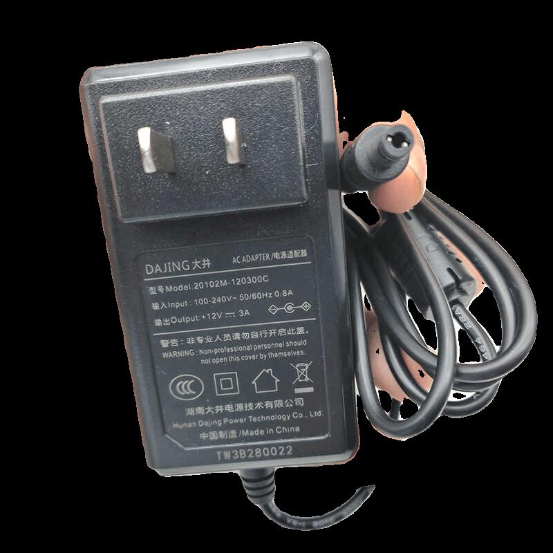 20102M-120300C墙插式电源液晶显示器电源适配器12V3A大井DAJING