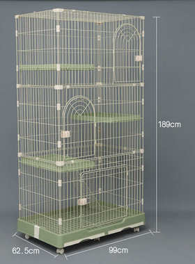 双层宠物用品猫居家dbs三层风系列狗别墅宠猫物寵猫笼子宠物笼猫