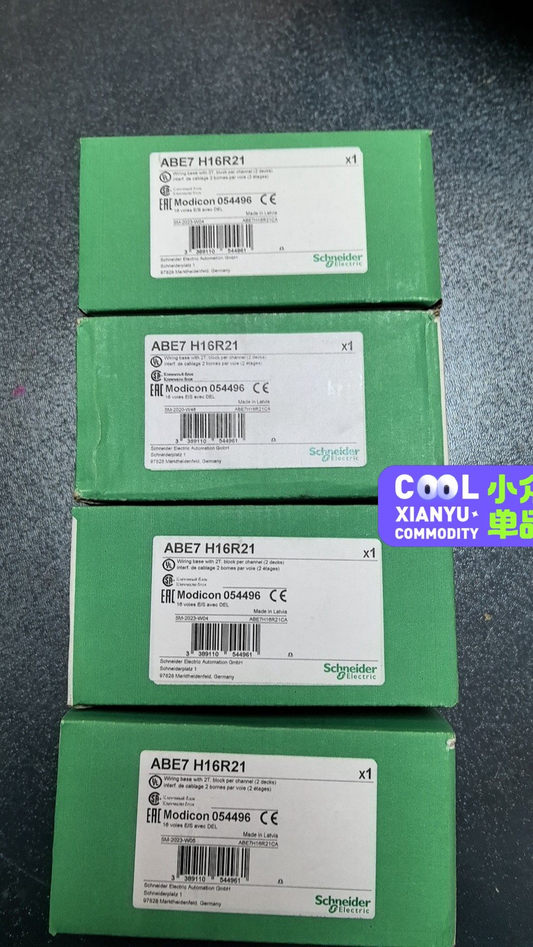 施耐德，ABE7H16R21，全新