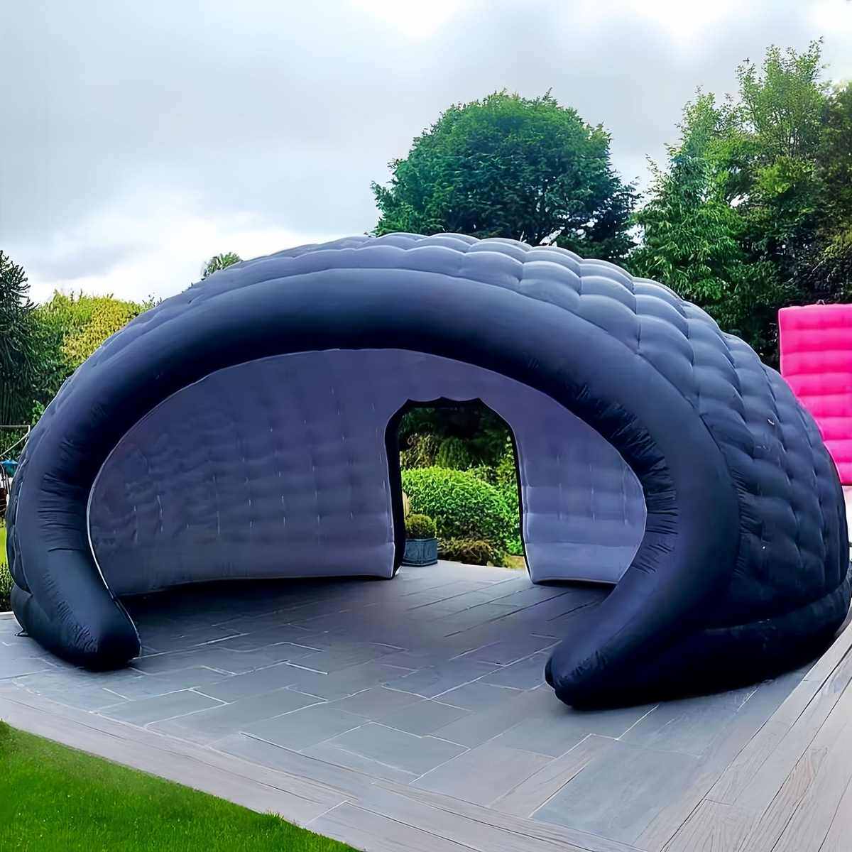 定制大型充气广告帐篷户外活动展示圆顶冰屋景区发光露营摊位帐篷