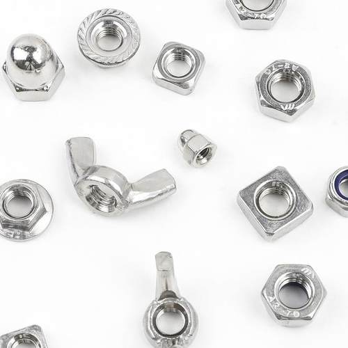 304锈/钢外六角螺母防松/四方/法兰/形盖形蝶螺LPR不丝螺母套装盒