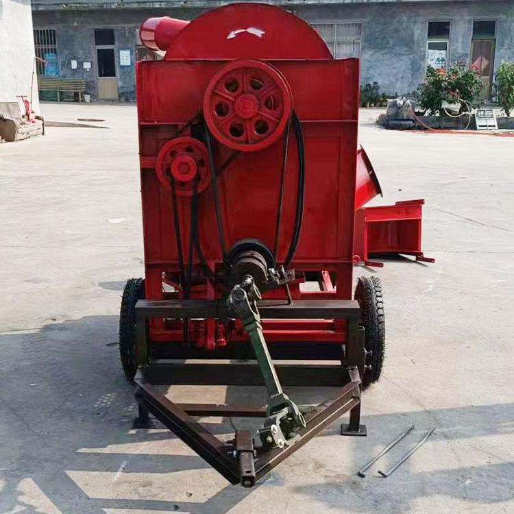 电动稻谷蚕豆脱粒机小麦水稻脱粒机125型大豆苦豆子脱粒机打谷机