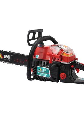 25油00w锯汽油锯19钛合金伐电油木锯小型汽油锯易启动伐木化器