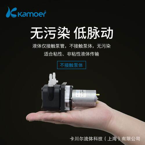 卡默尔蠕动泵 12v微型水泵自吸泵迷你小泵 24v小型直流有刷抽水泵