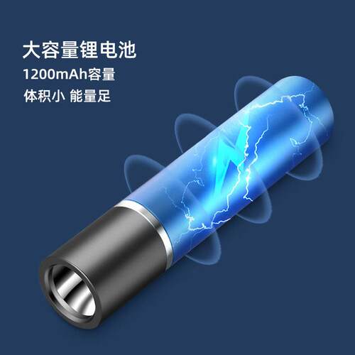 儿童不伤眼小手电筒小型便携瞳孔笔强光可充