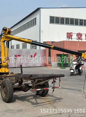 机械小型折臂吊机汽车折臂随车吊车载吊机供应各吨位折臂吊
