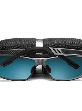 大号车载太阳镜盒便携式防压抗摔盒男女挂钩拉链收纳盒子