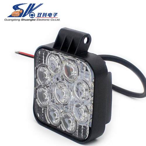 27W LED汽车工作灯 铝合金工程机械车灯检修灯 通用LED雾灯倒车灯