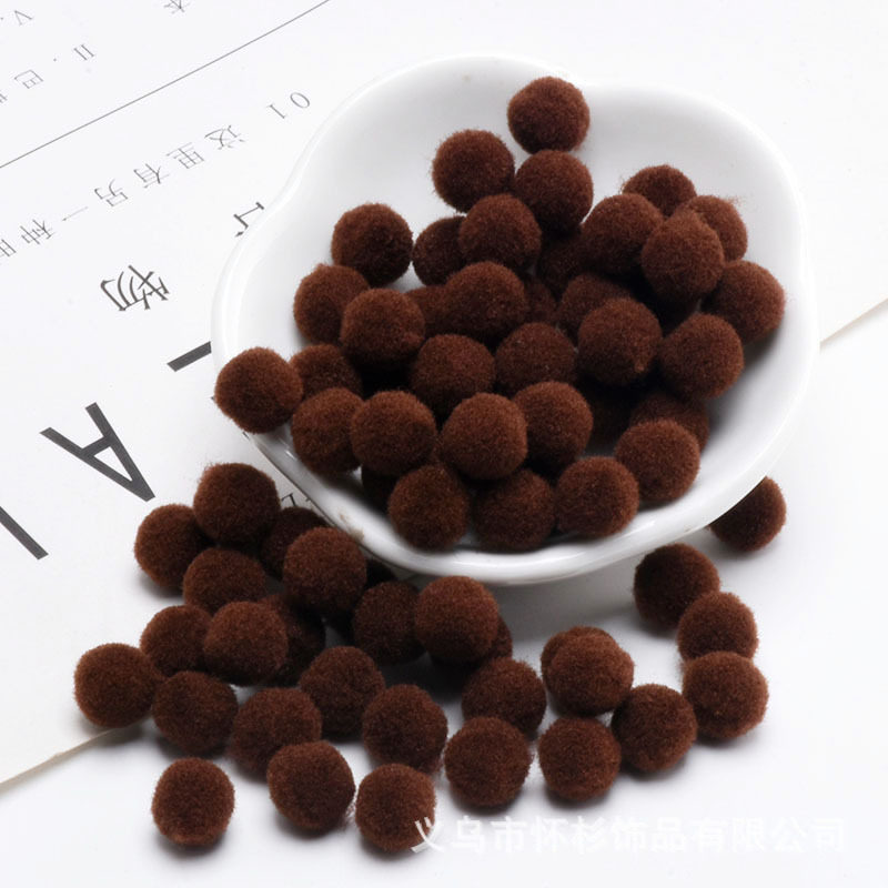 2/2.5CM彩色高弹小毛球DIY儿童创意手工制作毛绒球饰品痛包材料包,纺织面料/辅料/配套,毛球,淘宝优惠券,粉丝福利购,淘宝优惠卷