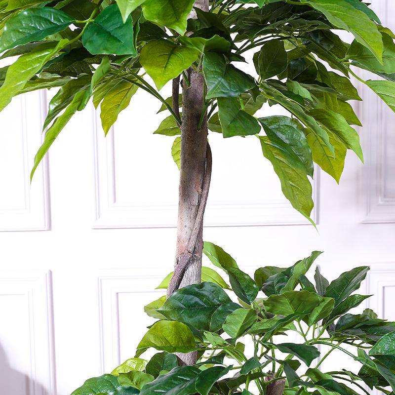 人造假树仿真植物幸福树盆栽室内家居装饰绿植kt落地客厅摆设平安