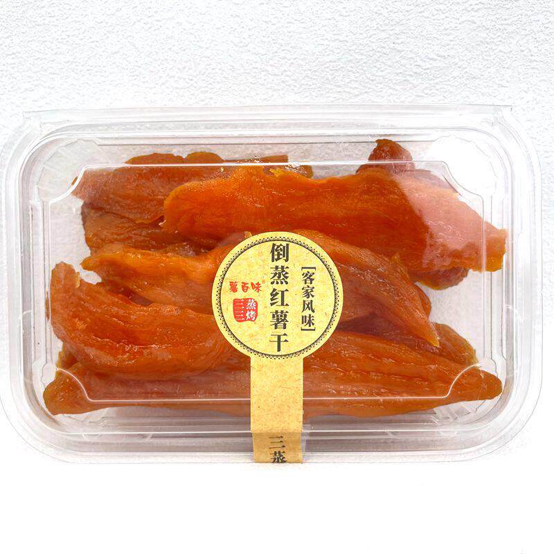 薯百味倒蒸红薯干番薯干三蒸三晒地瓜条连城特产烤地瓜干零食小吃