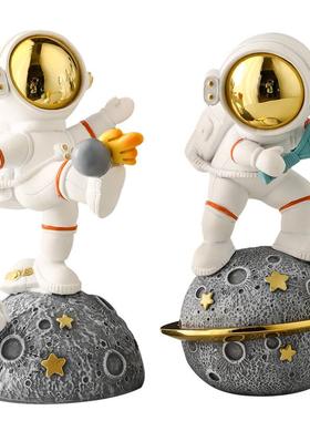 创意宇航员摆件客厅桌面装饰品简约现代轻奢家居酒柜高档摆设送礼