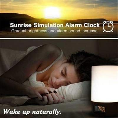 M6 Wake Up Alarm Clock with Sunrise Simulation Be