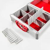 可隆兴印章箱B8合066收B8066纳带锁6格安全铝金财务公司印章金盒