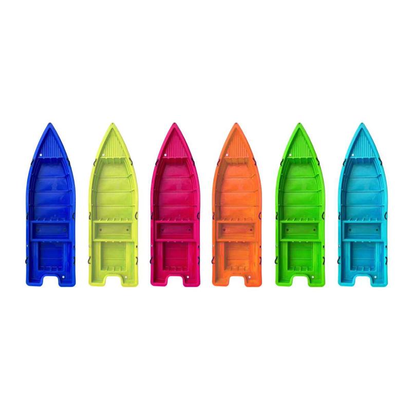 厂家直销牛筋塑料船双层加厚渔船PE钓鱼船养殖塑胶船冲锋舟橡皮艇