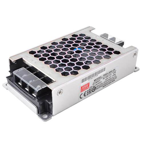 台湾明纬RSD-30H/30L/30G开关电源30W直流36V/48V转3.3V5V12V24V