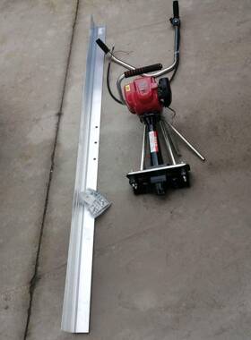 小型水泥路面整平工具混凝土地面震动抹平尺汽油平板振动尺