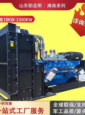 潍柴股份1500KW高压发电机组矿山煤矿用博杜安Baudouin柴油发电机