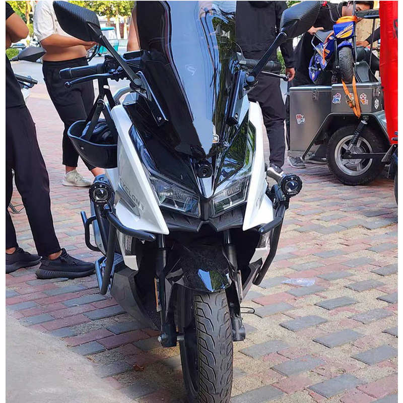 适用赛科龙RT1改装后视镜前移铝合金专用倒车反光镜前移支架