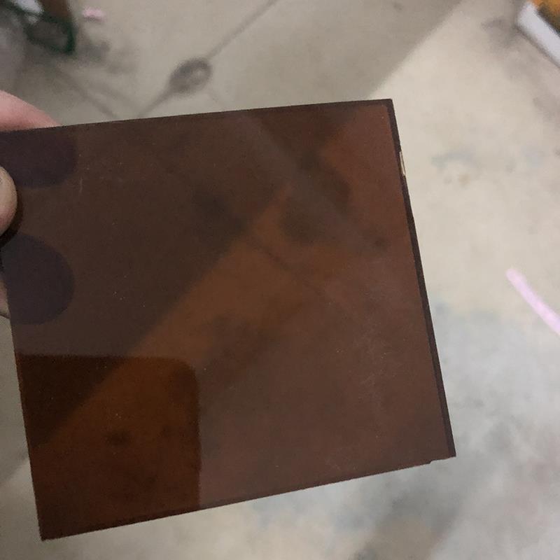 黄茶色压克力板3-10mm厚度 半透明棕色有机玻璃板 深咖啡茶色PMMA