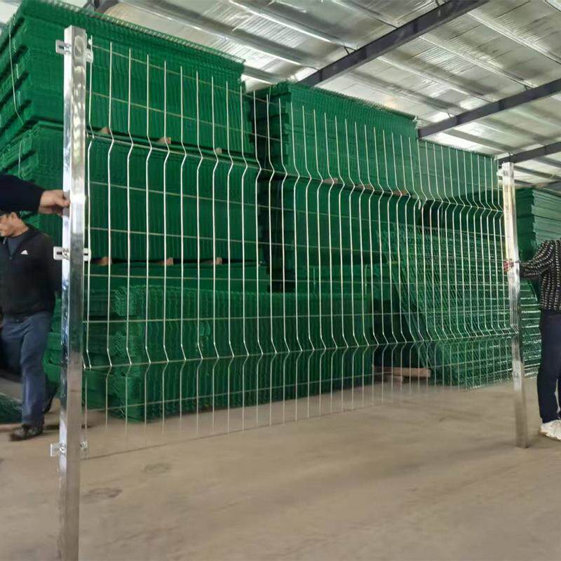 不锈钢护栏网双边丝护栏网仓库车间隔离网电力设备安全框架围栏
