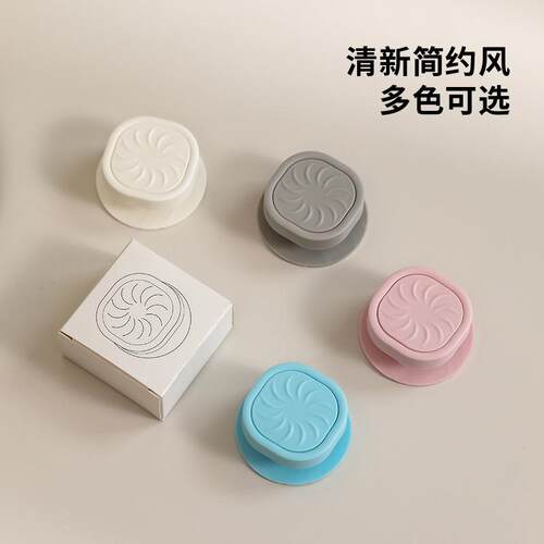 跨境旋转纽扣式垃圾袋固定扣无痕通用型垃圾桶塑料袋子防滑固定夹