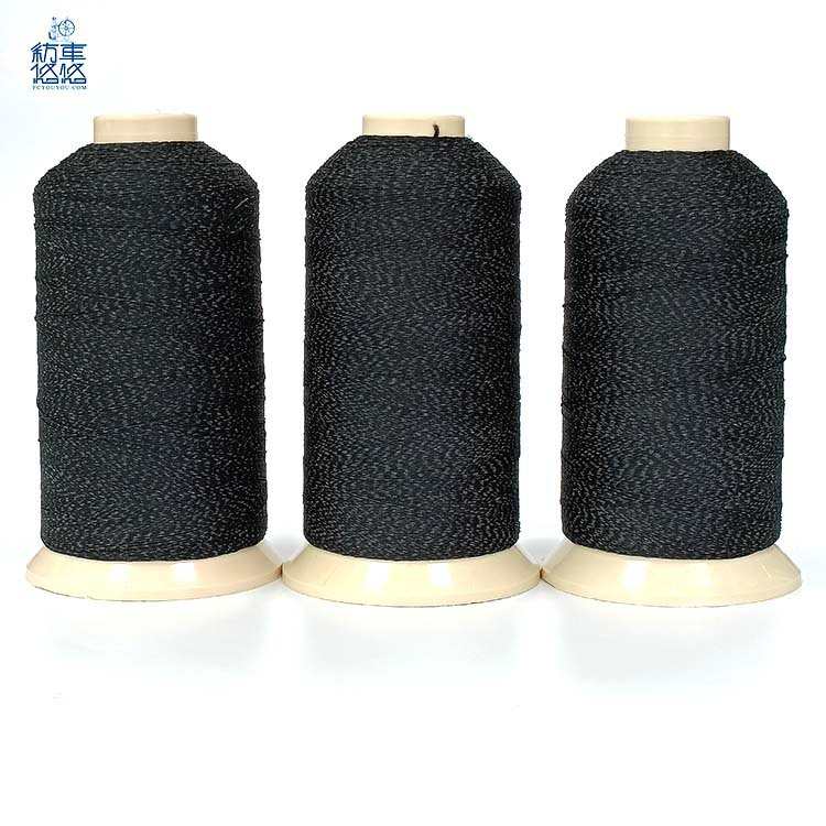 黑色反光线厂家批发幻彩反光绣花线针织绳带反光纱线高亮双面反光
