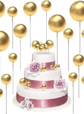 Mini Cupcake Toppers Bright Foam Ball Balloons Cake Covers