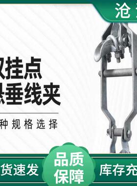 XCS-2悬垂线夹双导线用悬吊金具电力金具双母线软导线固定金具