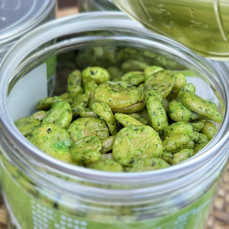 新品翡翠海苔味豆瓣420g香酥脆蚕豆罐装豆子即食坚果炒货零食休闲